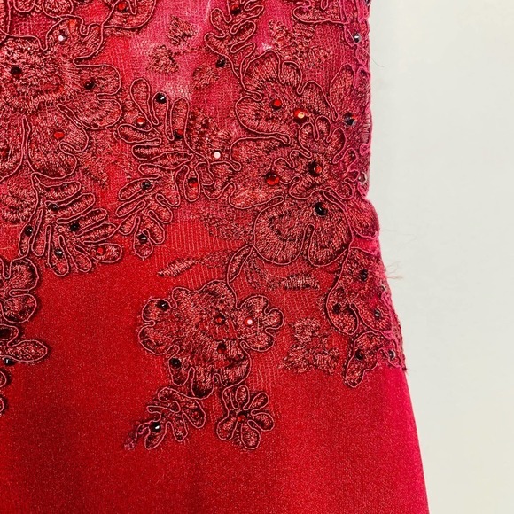 #50 Dancing Queen | Sheer Floral Embroidered Off Shoulder Prom Dress DQ-2274 - Picture 6 of 16